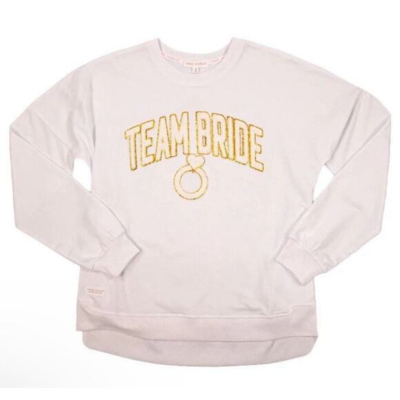 Simply Southern Team Bride White Sweatshirt 2XL‎ Bridesmaid Gear Shirt Gift NWT - Picture 1 of 8